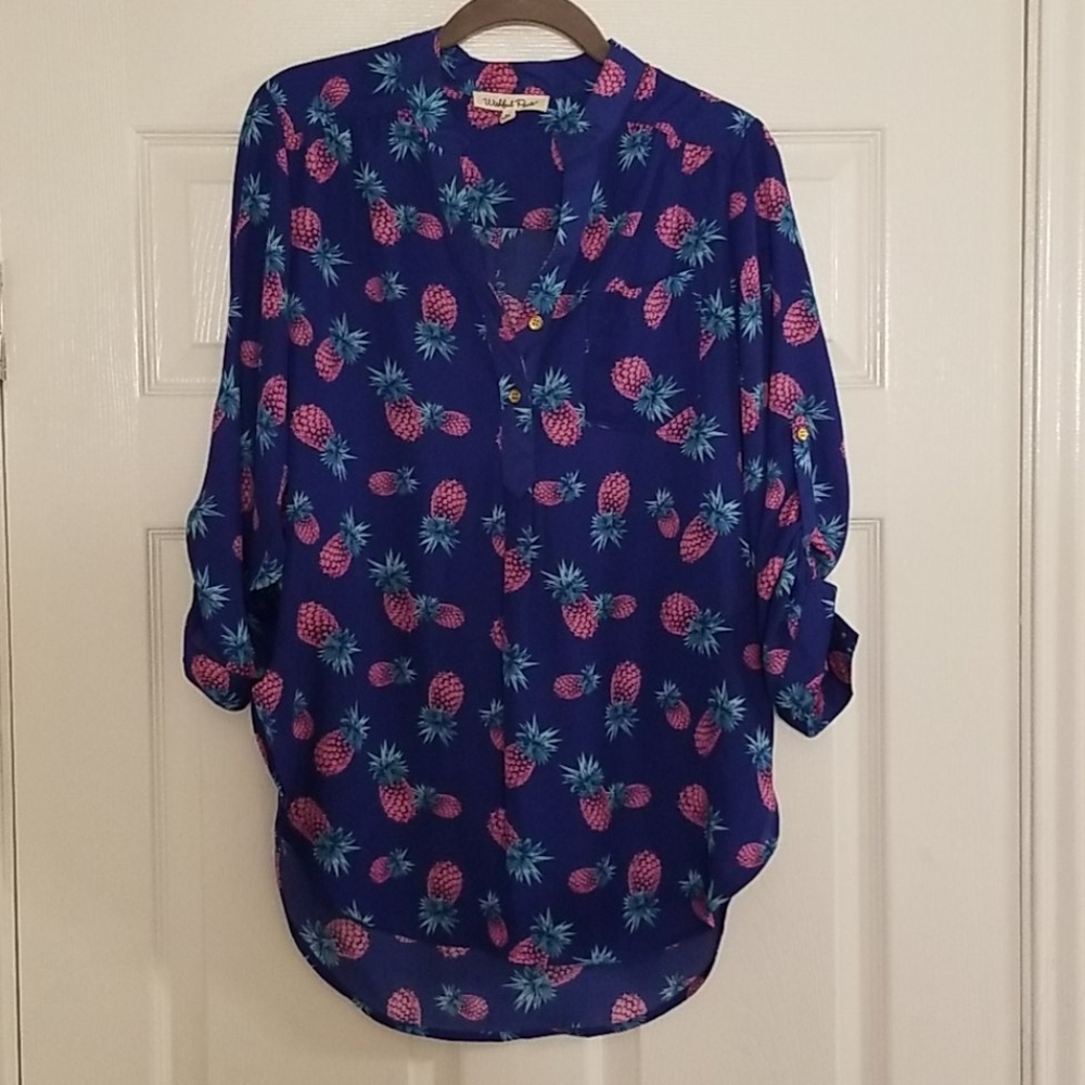 Sheer Pineapple Top